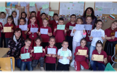 Първокласници показват знания в състезанието „Обичам те , българска реч!”