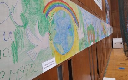 20-метрова рисунка за Деня на Земята