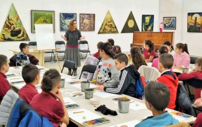 РИСУВАНЕ С АКВАРЕЛ И ПЪРВА СРЕЩА С АВТОРКАТА КРИСТИНА ТУДЖАРОВА