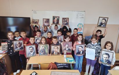 Третокласници изработват книжки за народните будители